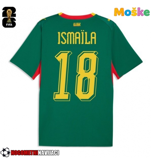 Moške Nogometnih dresov Senegal Ismaila Sarr #18 Gostujoči SP 2026 Kratki rokavi Moške Nogometnih dresov Senegal Ismaila Sarr #18 Gostujoči SP 2026 Kratki rokavi